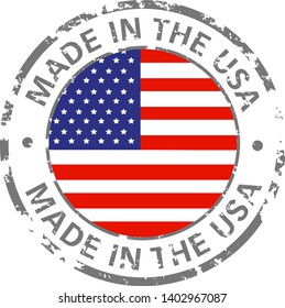 made in america grunge flag icon