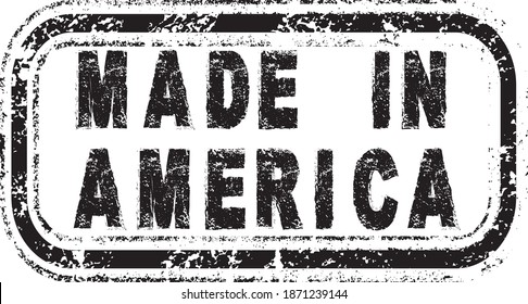 Made in America. Grunge post Stamps Collection, Circles. Banners, Insignias , Logos, Icons, Labels and Badges Set . vector distress textures.blank shapes.