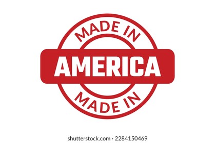 Made In America Rubber Stamp