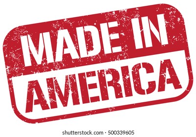 Made America Rubber Stamp Stock Vector (Royalty Free) 500339605