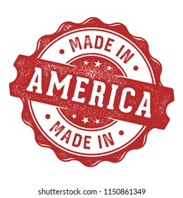 Made in america stam/label