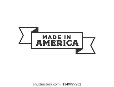 Made in America United States Label Stamp Logo Branding for business, company, marketing, retail store, clothing, fashion, posters