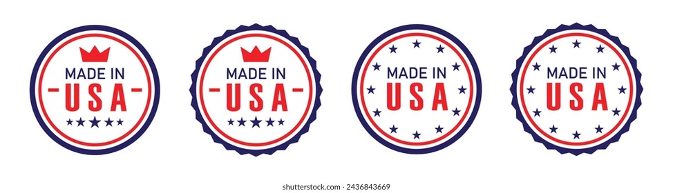 Icono de Made in America, Made in USA, ilustración vectorial