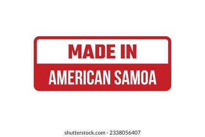 Made In American Samoa Rubber Stamp