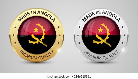 Made in Angola graphics and labels set. Some elements of impact for the use you want to make of it.