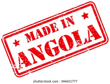 Made in Angola Rubber Stamp