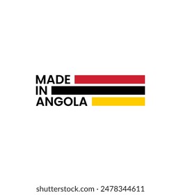 Made in Angola vector logo badge.