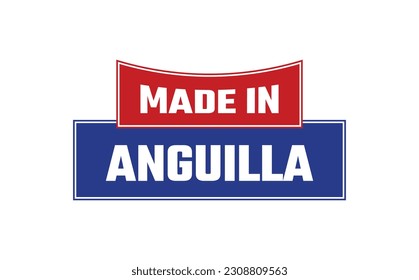 Fabricado En Vector De Sello De Anguila