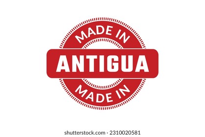 Made In Antigua Rubber Stamp