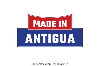 Made In Antigua Seal Vector