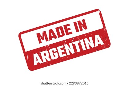 Fabricado En Argentina Con Sello De Goma
