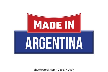 Fabricado En Argentina Vector De Sello