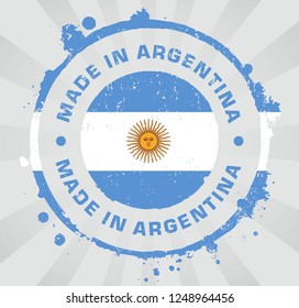 Made in Argentina Stamp