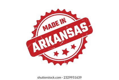 Made In Arkansas Rubber Stamp