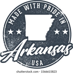 Made in Arkansas State Packaging Label