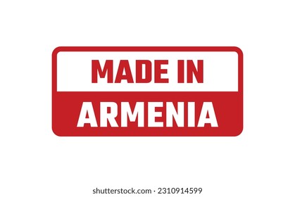 Made In Armenia Rubber Stamp