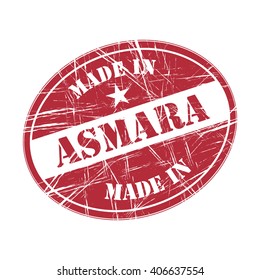 Made in Asmara rubber stamp