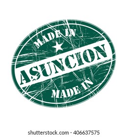 Made in Asuncion rubber stamp