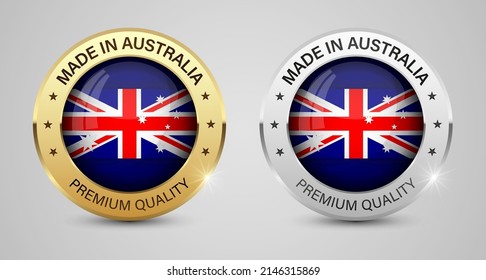 Made in Australia graphics and labels set. Some elements of impact for the use you want to make of it.