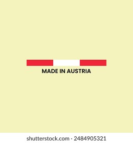 Made In Austria badge Vector Art, Icons, and Graphics.