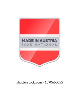 MADE IN AUSTRIA EMBLEM BADGE