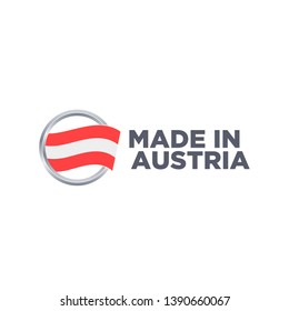 MADE IN AUSTRIA EMBLEM BADGE