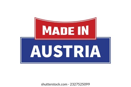 Made In Austria Seal Vector
