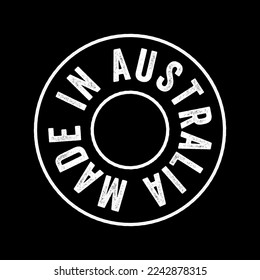 Made in Austria text emblem stamp, concept background
