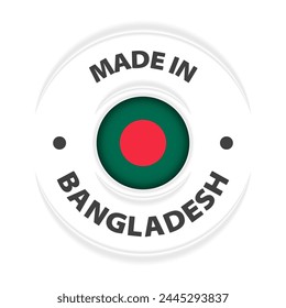 Made in Bangladesh graphic and label. Element of impact for the use you want to make of it.