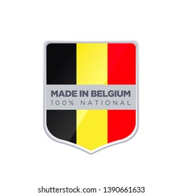 MADE IN BELGIUM EMBLEM BADGE
