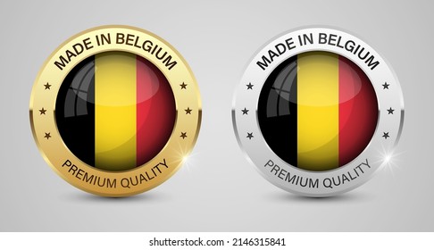 Made in Belgium graphics and labels set. Some elements of impact for the use you want to make of it.