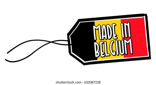 Made in Belgium Label.