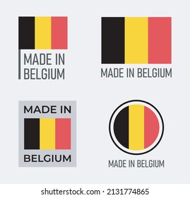 fabricado en Bélgica, emblema de producto belga