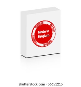 made in belgium on box
