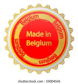 made in belgium on cap