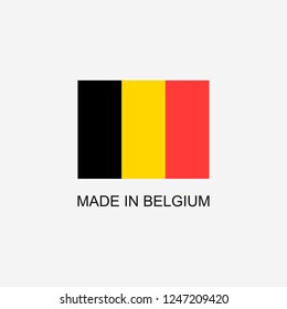 Made in Belgium sign