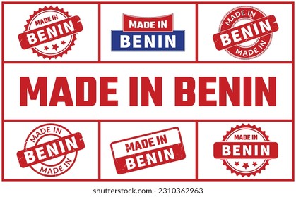 Made In Benin Rubber Stamp Set