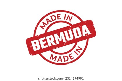 Fabricado En Bermudas Con Sello De Goma