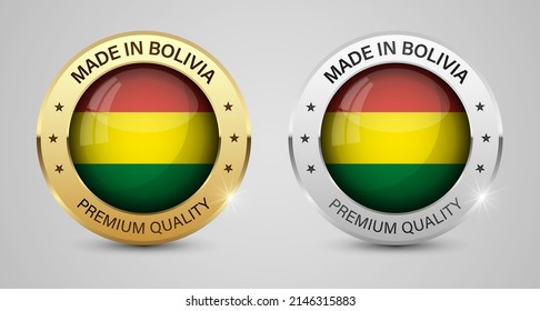 Made in Bolivia graphics and labels set. Some elements of impact for the use you want to make of it.