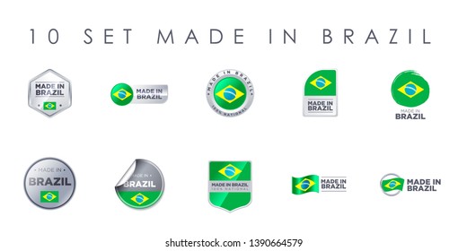 MADE IN BRAZIL EMBLEM BADGE