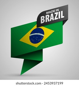 Made in Brazil graphic and label. Element of impact for the use you want to make of it.