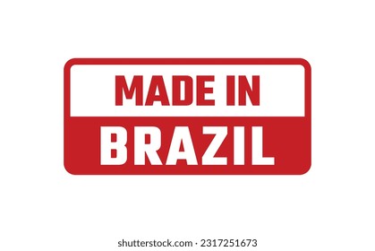 Made In Brazil Rubber Stamp