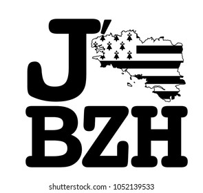 Made in Brittany (Produit en Bretagne) vector logo and labels