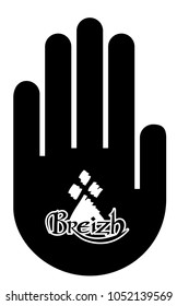 Made in Brittany (Produit en Bretagne) vector logo and labels