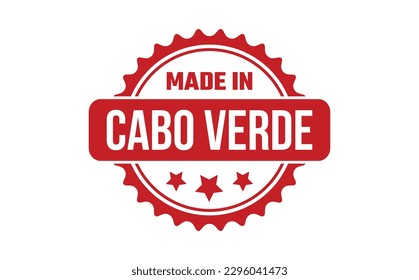 Made in Cabo Verde Kautschuk Stempel