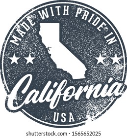 Made in California State Packaging Label