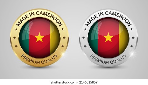 Made in Cameroon graphics and labels set. Some elements of impact for the use you want to make of it.