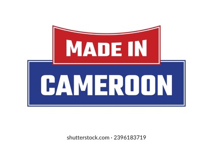 Made In Cameroon Seal Vector