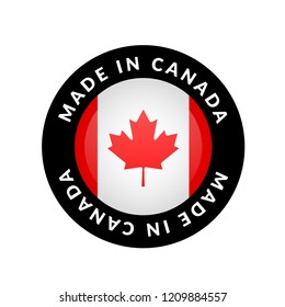 made in canada button. button for canada products
