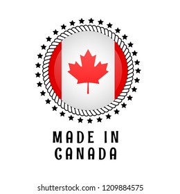 made in canada button. button for canada products
